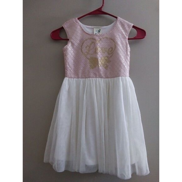 Lily Bleu Dress With Tulle Skirt Size 5 - Picture 1 of 7
